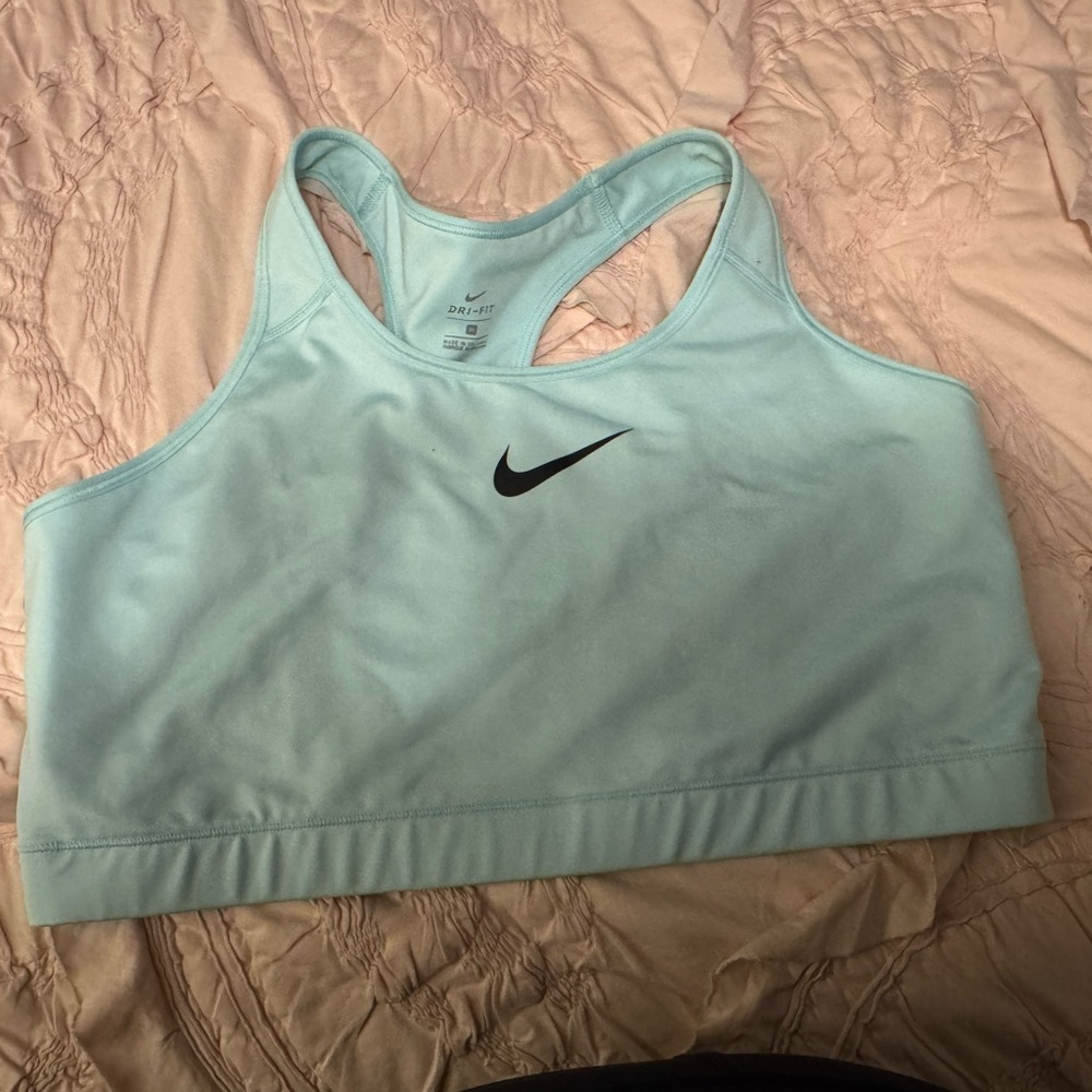 Nike Women's Light Blue Sports Bra